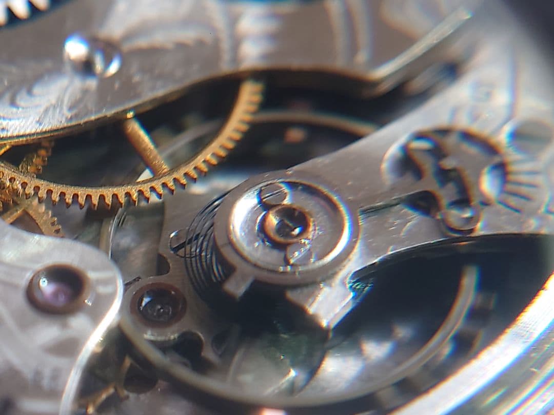 むぅ　Waltham 15J アールデコ文字盤　稼働品