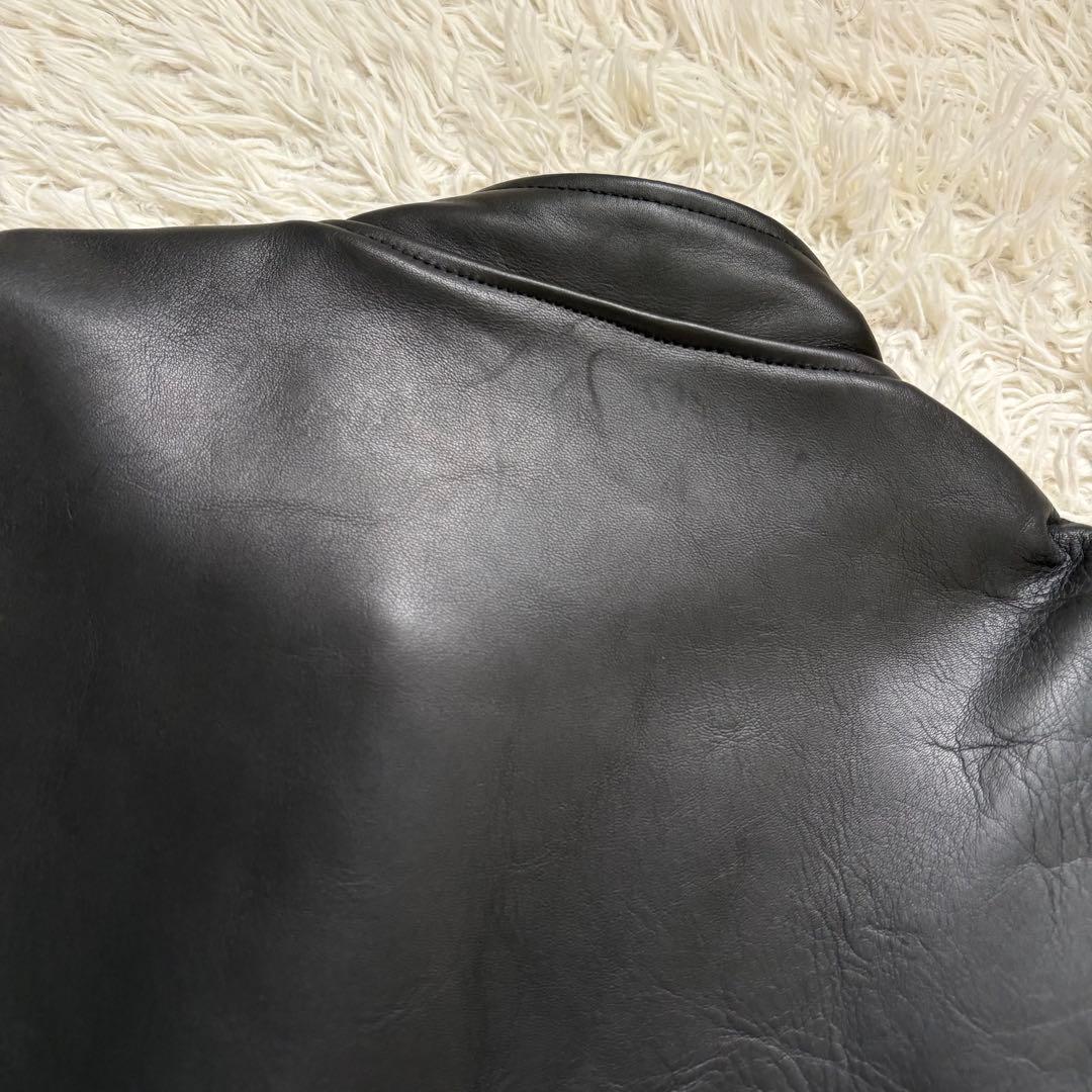 美品【ハーレーダビッドソン】シングルライダースジャケット 革ジャン　XL