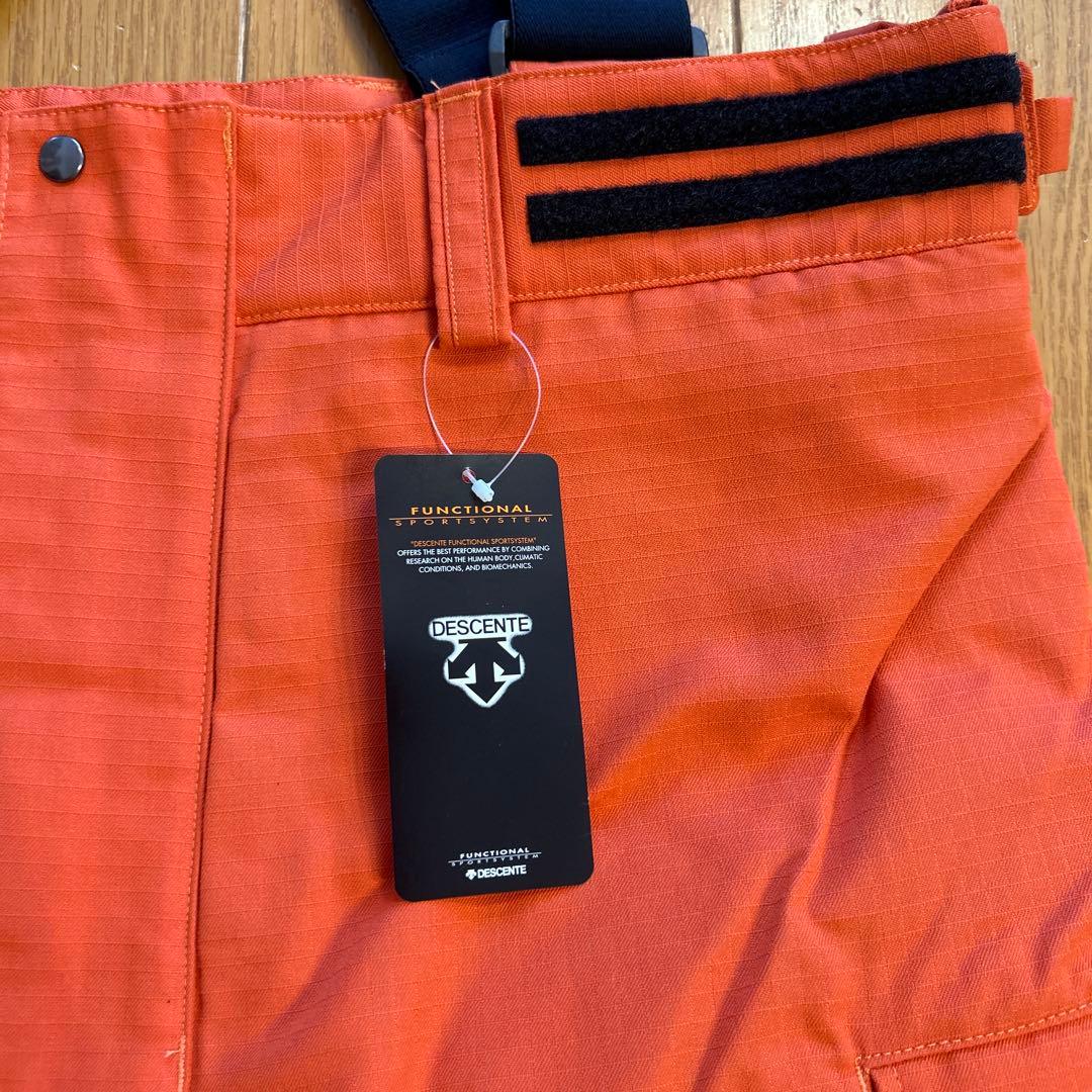 超希少デサント　オレンジ防火服ズボンLLサイズ　消防服