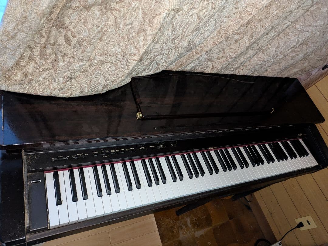 【ジャンク品】Roland 電子ピアノ HP 2800　88鍵 黒 電子ピアノ