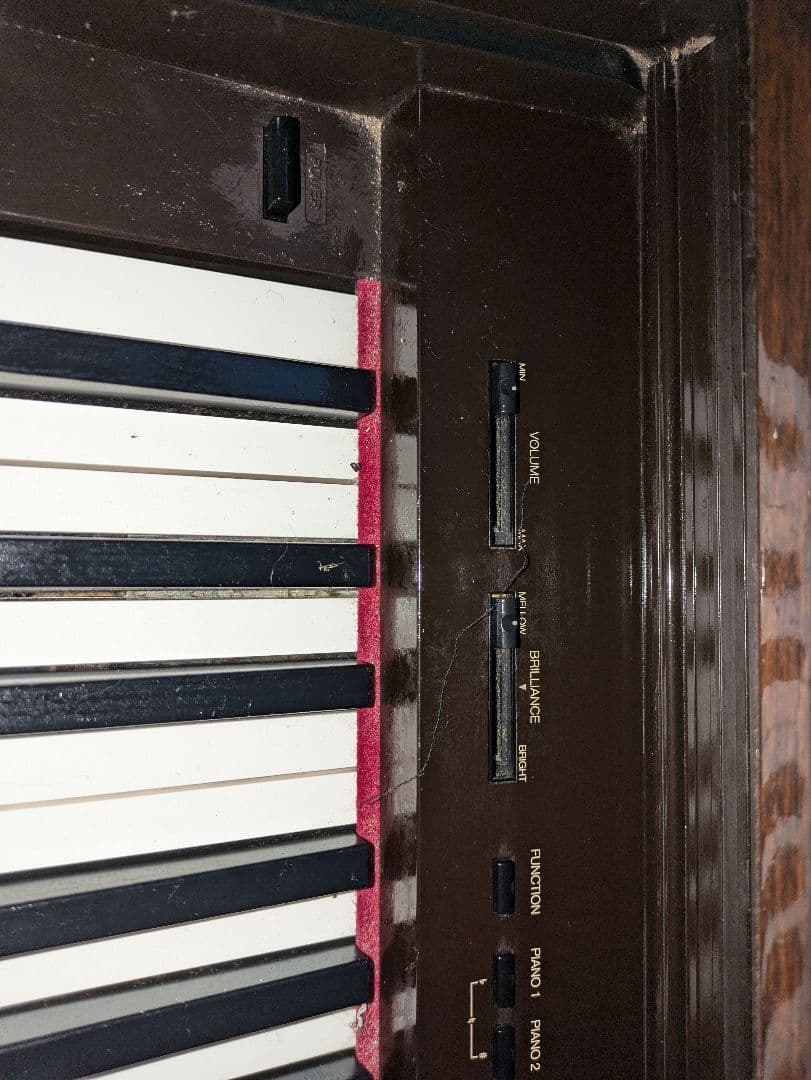 【ジャンク品】Roland 電子ピアノ HP 2800　88鍵 黒 電子ピアノ