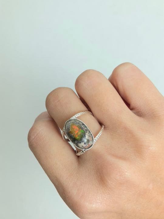 特大オパールリング