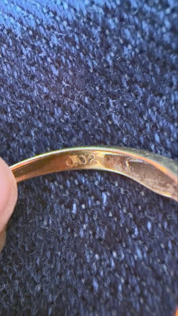 K18 PT900 k18 pt900 ゴールドリング