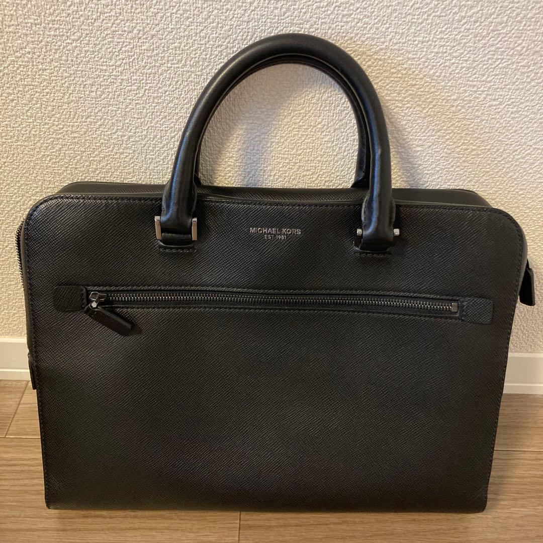 【味噌太郎】MICHAEL KORS ブラックビジネスバッグ