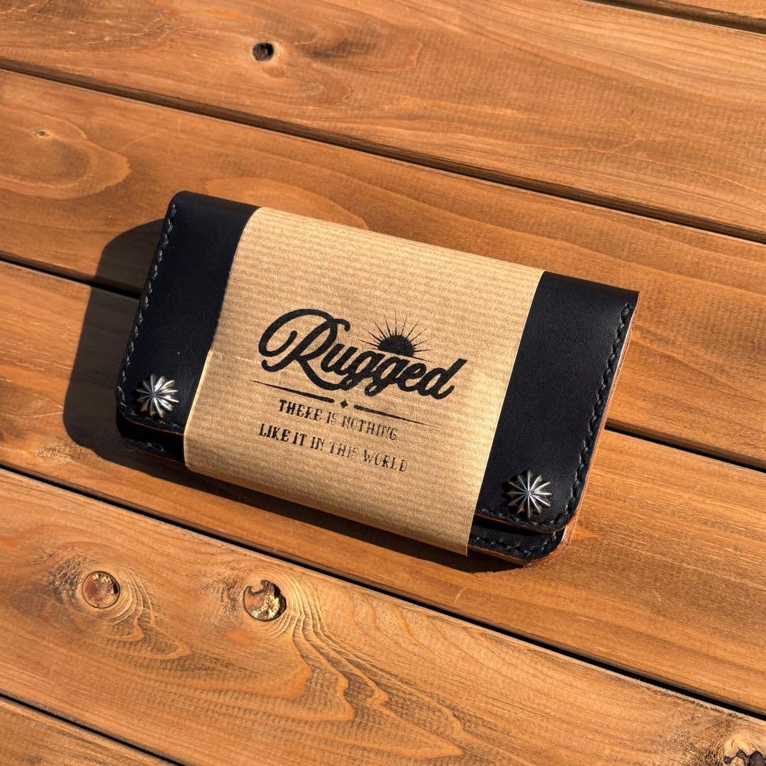 ミドルトラッカーウォレット　アポロコンチョ　オイルレザー