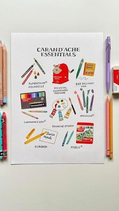 【新品未使用】CARAN D'ACHE LUMINANCE6901 40色セット