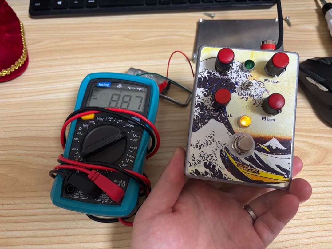 【最終値下げ！】ファズフェイス系 多機能 自作エフェクター