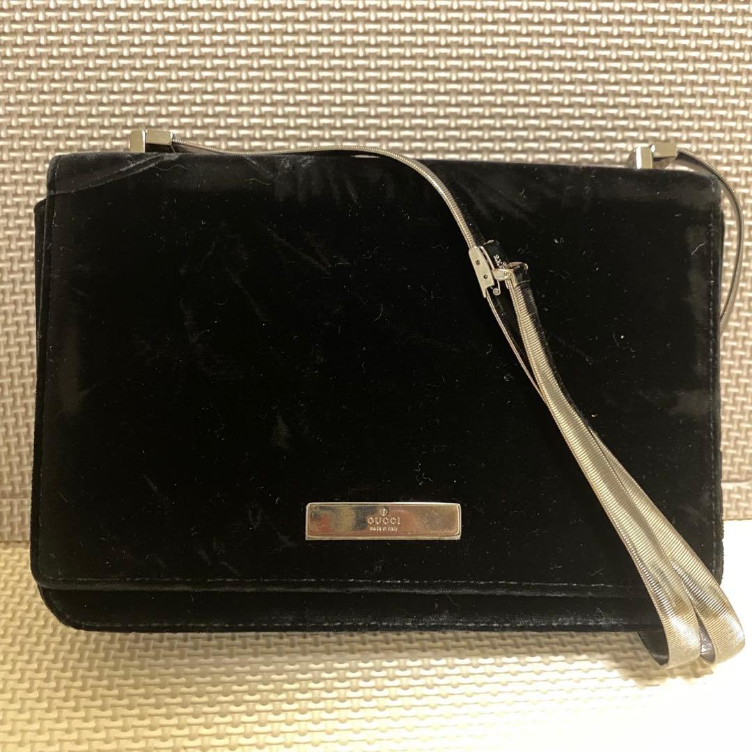 グッチ ベロア パーティー バッグ