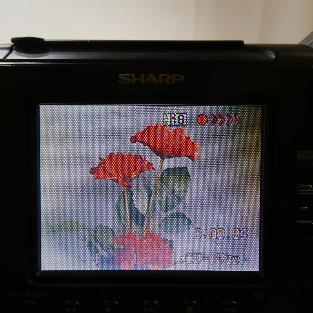 動作良好　Video.Hi8 シャープVL-HL3 8ミリビデオカメラDVD化に