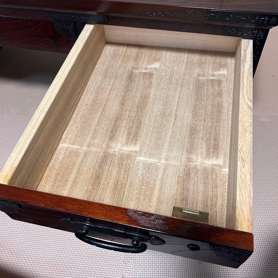 筑後民芸　民芸家具　和風 文机 卓上デスク 90cm幅 88cm