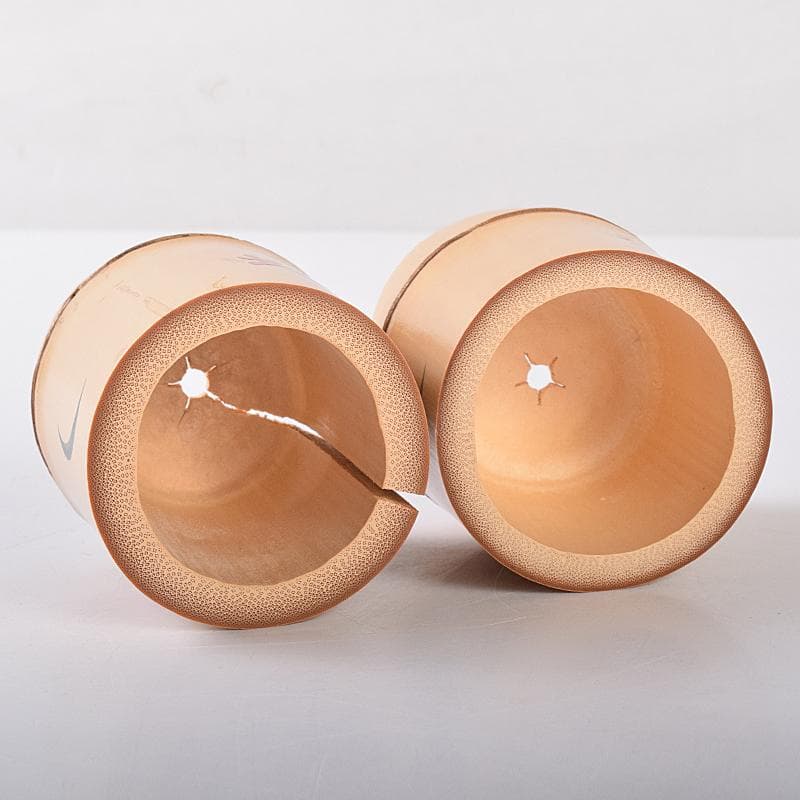 茶道具　古竹　雪月花　蓋置　一双　裏千家十四代淡々斎極め箱　V　R7979