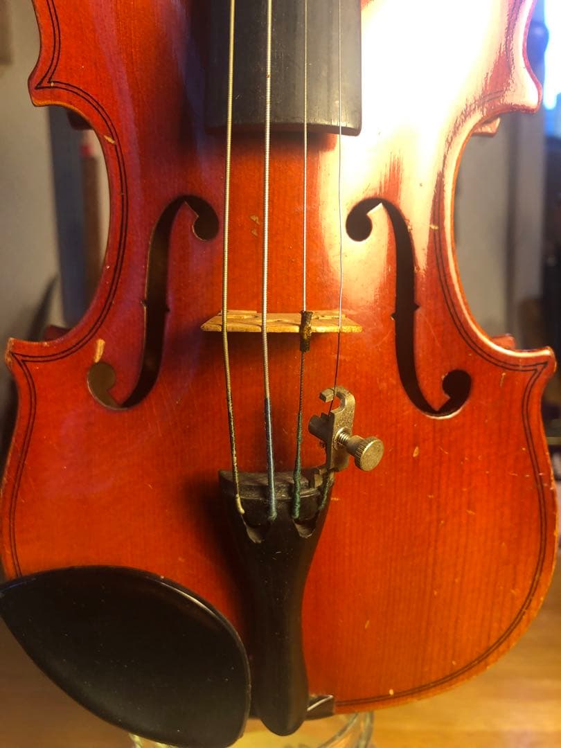 【駒&魂柱調整済】Suzuki分数バイオリンNo280 1/16 1989