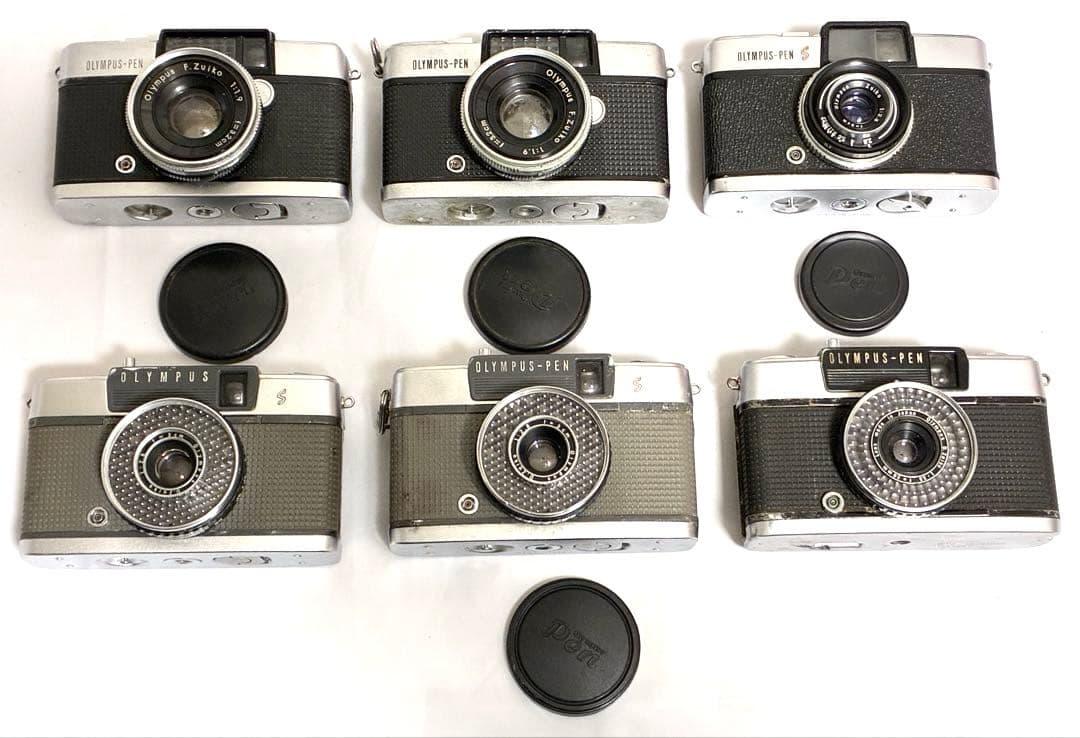 オリンパス フィルムカメラ 6台セット　PEN D／EE／EES／EE-3／S等