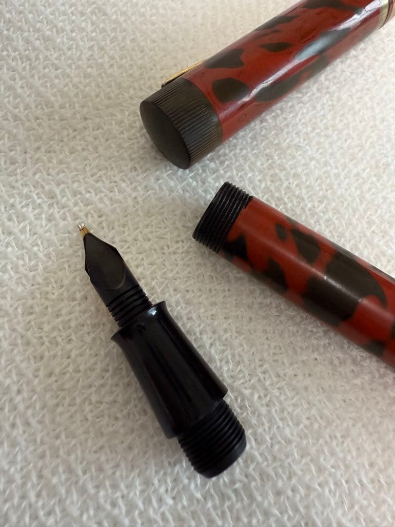 エボナイト、漆日本製、WATERMAN ウォーターマン ペン先 18K 750