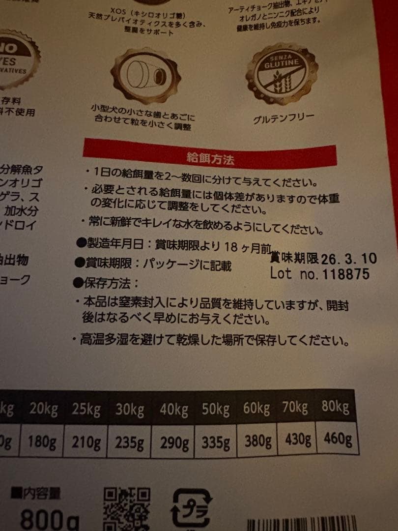 elmo ドッグフード　800g【12袋有】