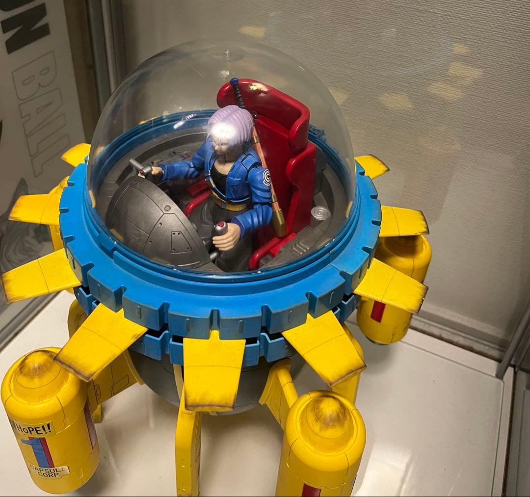ドラゴンボール　プラモデル　タイムマシン　29cm 全塗装　(難あり)
