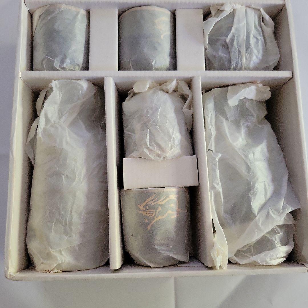 【送料込】大堀相馬焼き（徳利2個+おちょこ5個）