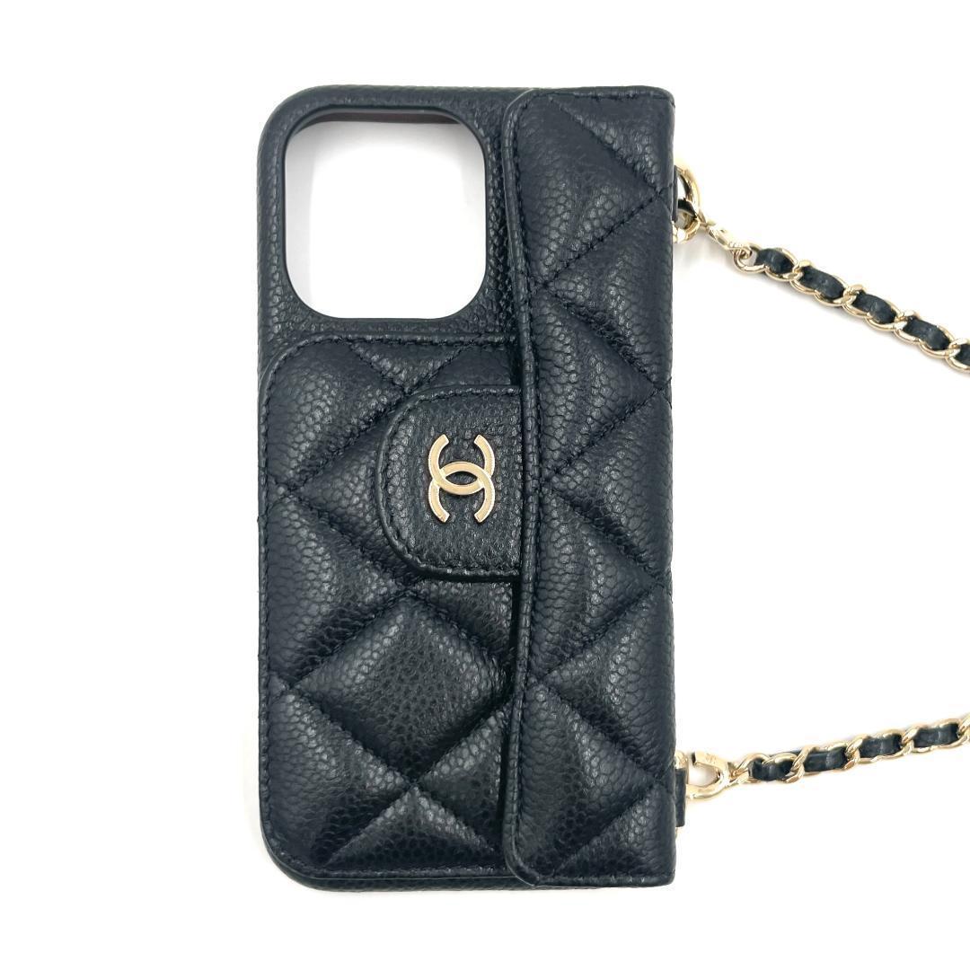 ✨️極美品✨️ シャネル マトラッセ キャビアスキン iPhone 13 Pro