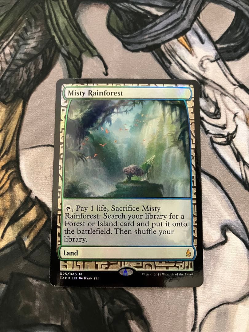 霧深い雨林　foil Misty Rainforest