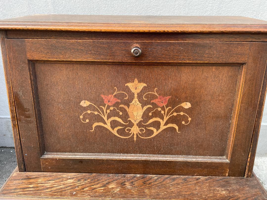 お*ち様 昭和 レトロ 家具 ライティングデスク ライティングビューロー ビュー