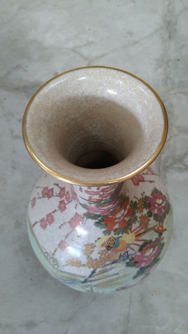 薩摩焼き、鶴首壺