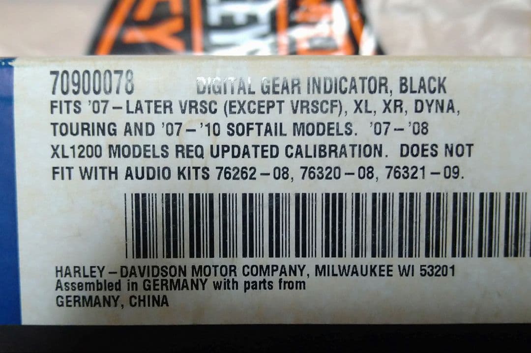 ハーレーダビッドソン　シフトインジケーター