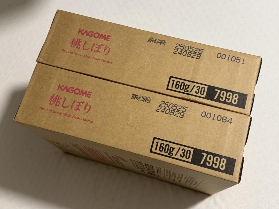 KAGOME カゴメ 桃しぼり2024／2ケース（60缶）①