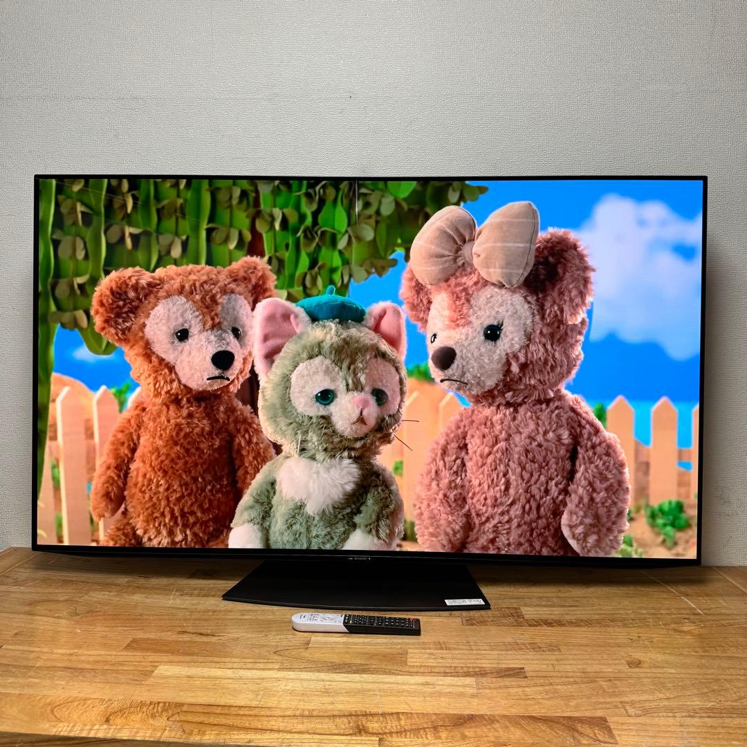 シャープ 60V型 4K液晶テレビ AQUOS 4T-C60DL1 動画アプリ○