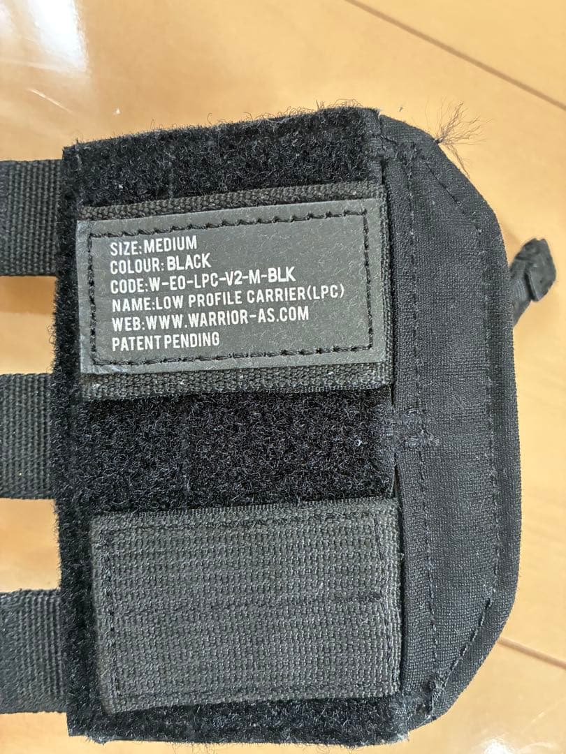 実物ウォーリアー　アサルト　システム プレートキャリア M ブラック