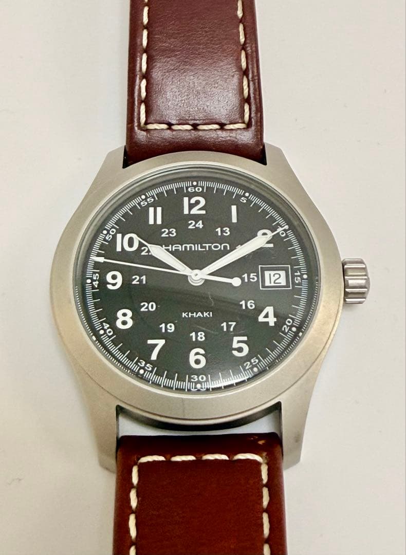 ハミルトン Khaki 腕時計 クォーツ デイト H684811 ジャンク