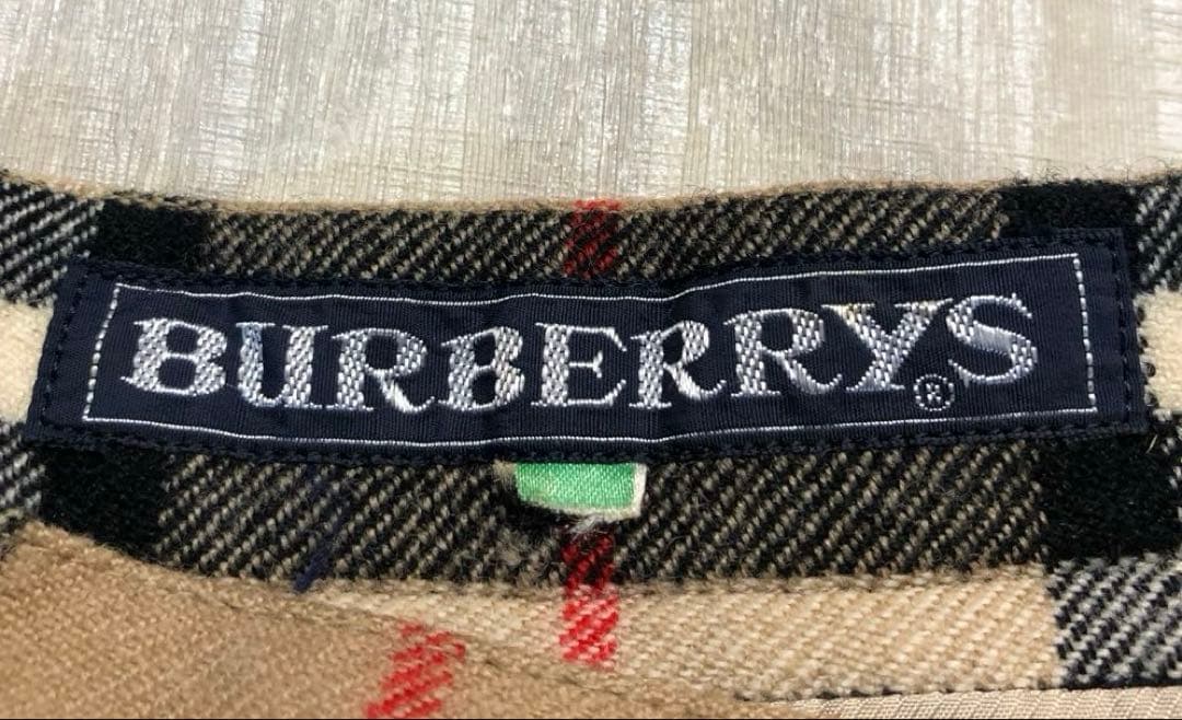 バーバリーズ　BURBERRY 90s ノバチェック柄 プリーツスカート　 R