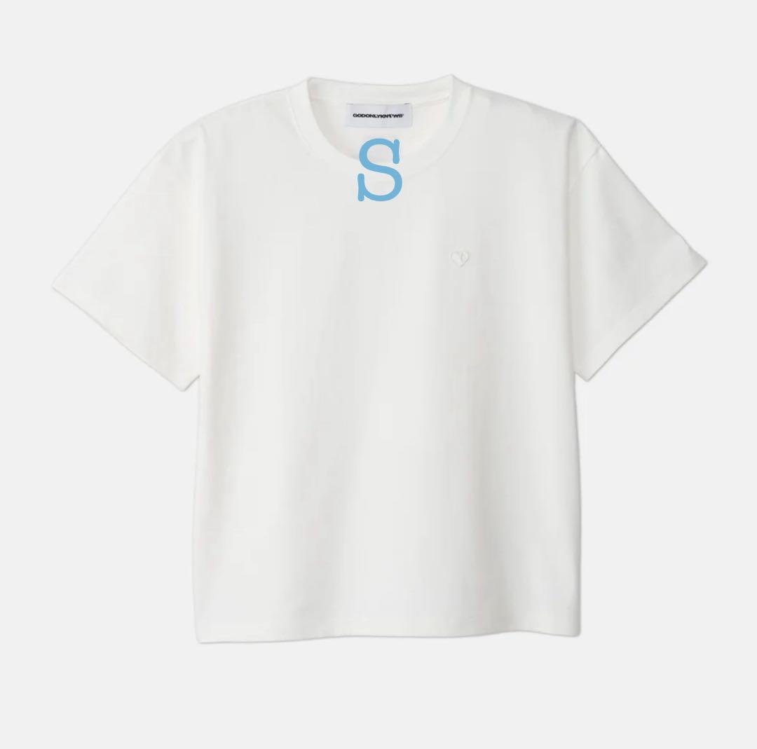 GOD ONLY KNOWS ロゴプリントTシャツ(白)岩田剛典