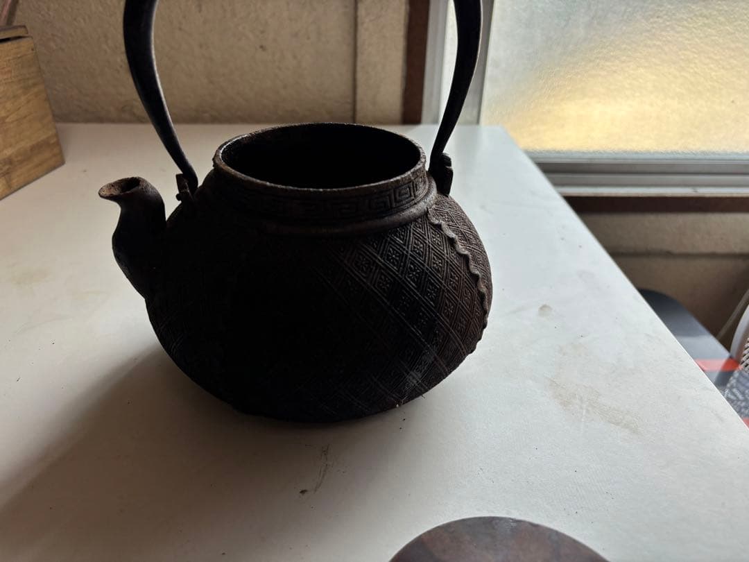 光玉堂 銀摘 鉄瓶　稀有 水漏れ無し / 龍文堂 亀文堂 光玉堂 安之介 秦蔵六