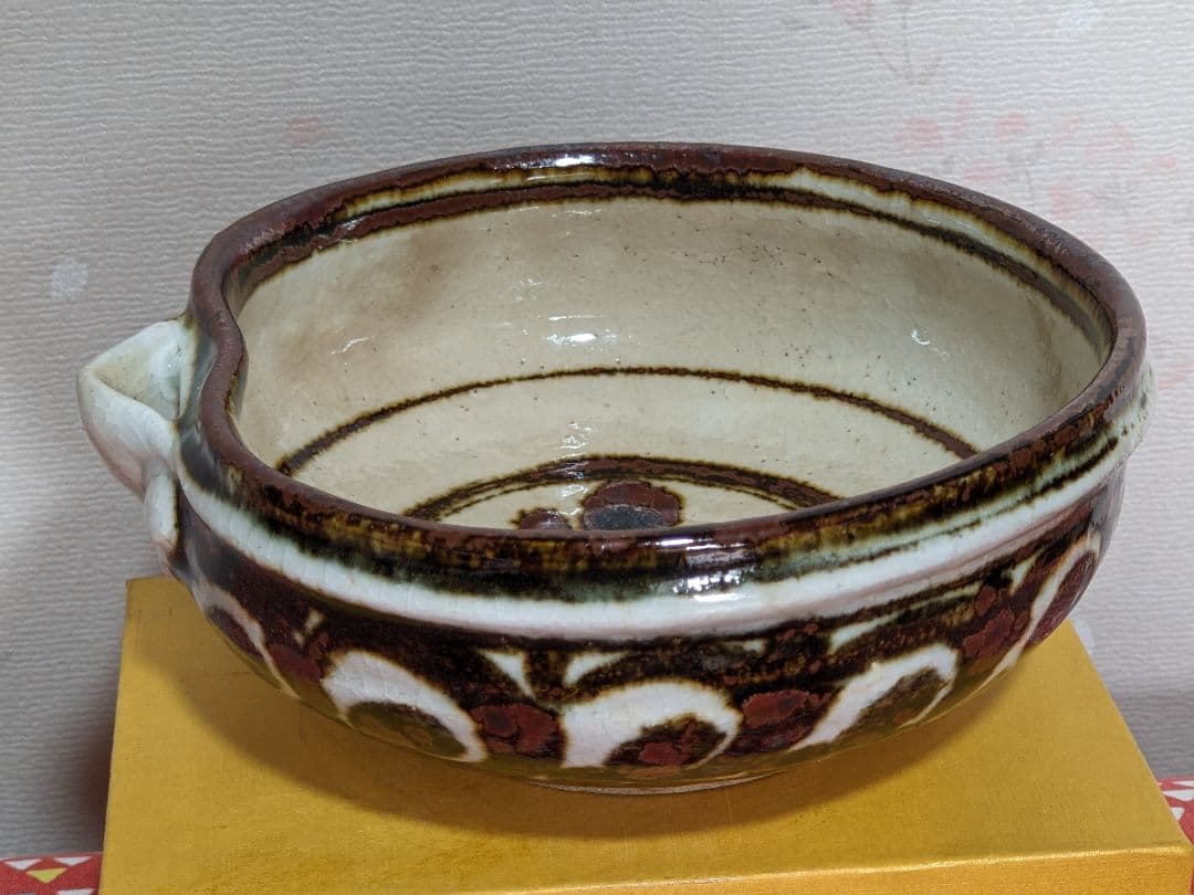 ♦京焼 五代 清水六兵衛 鉄絵 酒器 片口 小鉢 盛り鉢 花器 茶道具 骨董品