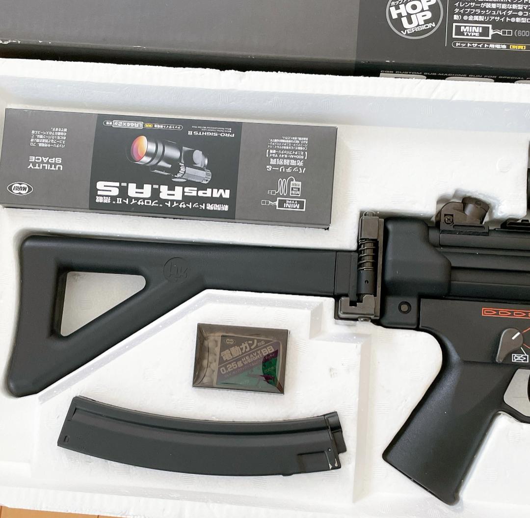 R.A.S MP5 エアソフトガン レッドドット付き