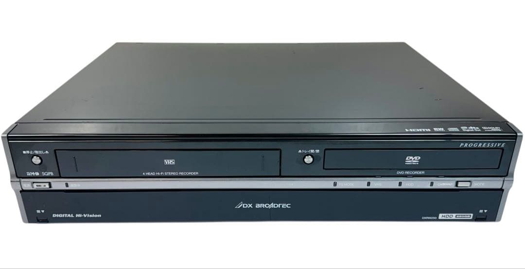 DXアンテナ ダビング機能搭載 VHS一体型DVDレコーダー DXRW250