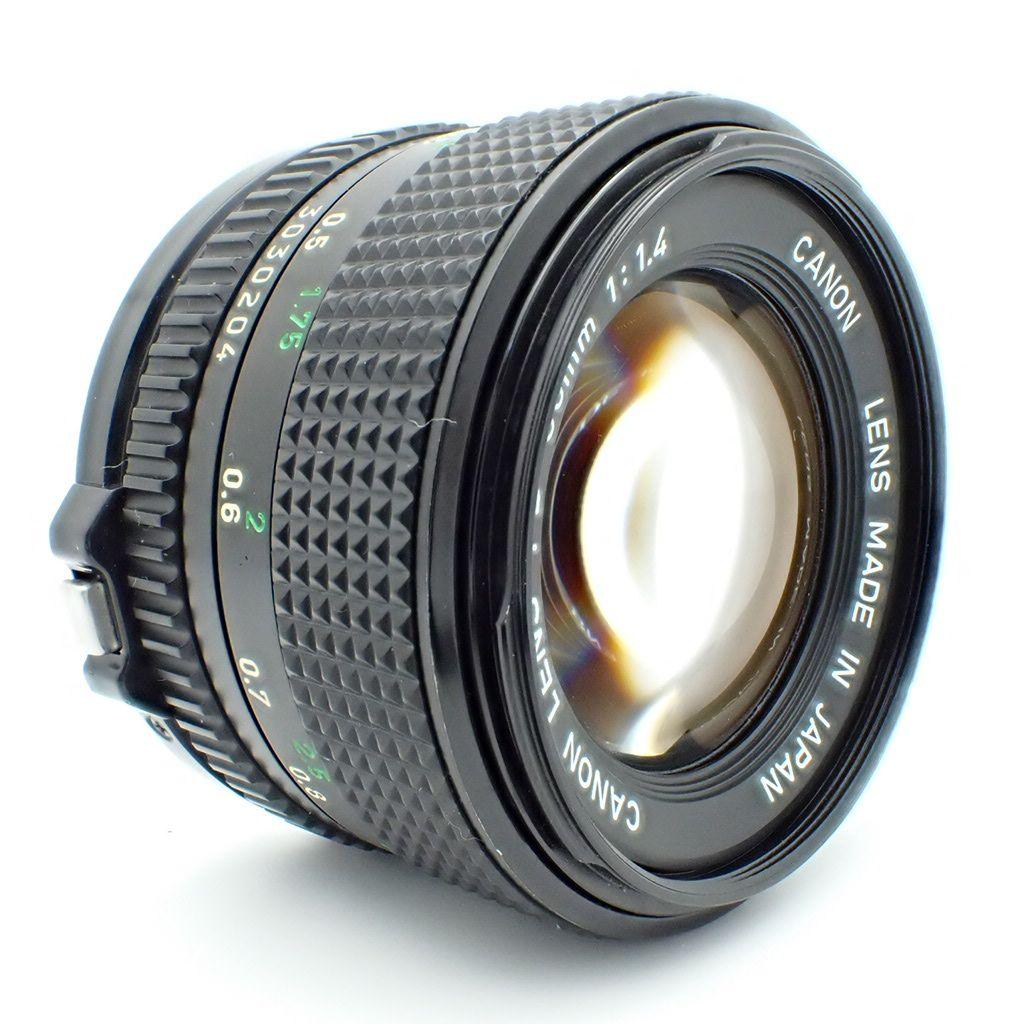 【動作確認済】Canon New FD 50mm f1.4 純正付属品付き