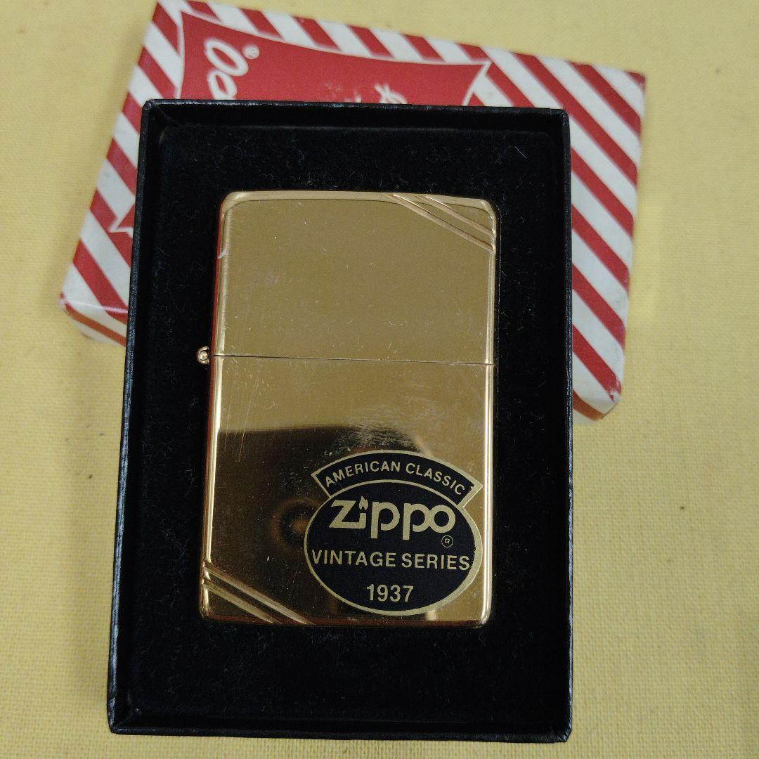 Zippo Vintage Series 1937 ゴールドライター