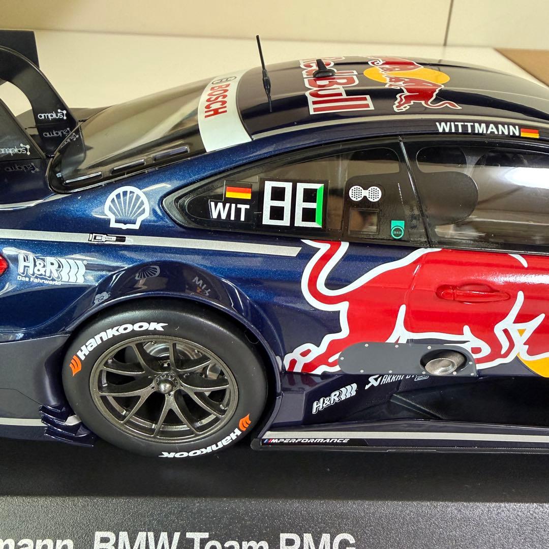 希少【極美品】BMW M4 DTM 2016 1/18 レッドブル仕様