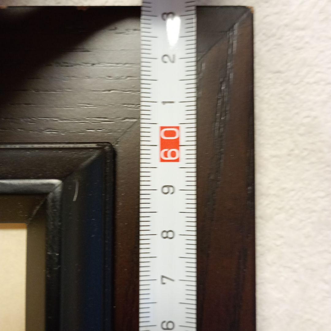 木製額縁　大全紙　アクリル仕様　ダークブラウン