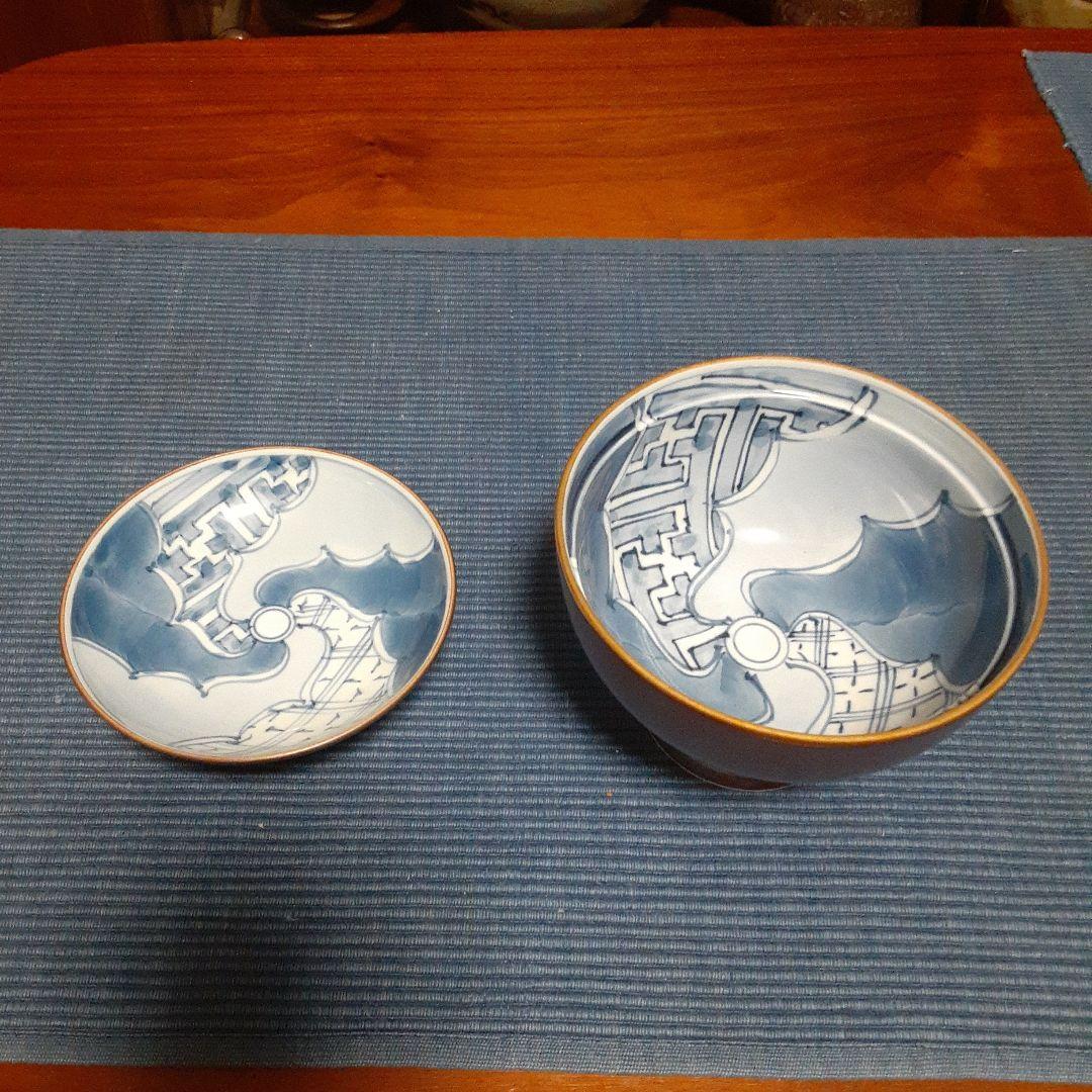 新春割引！断捨離品全部纏めて！有田焼椀5個、五角系小鉢5個、丸小鉢2個、中皿2枚