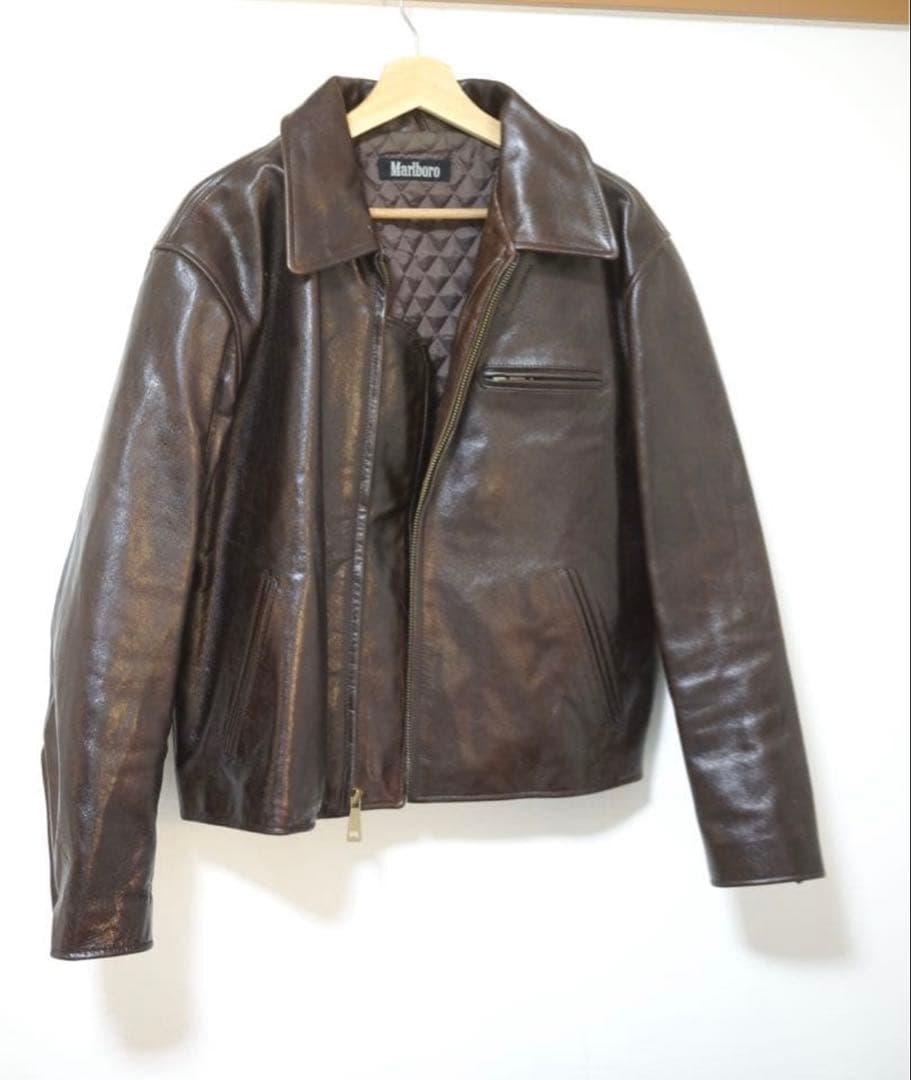 Marlboro leather mini jacket マールボロ