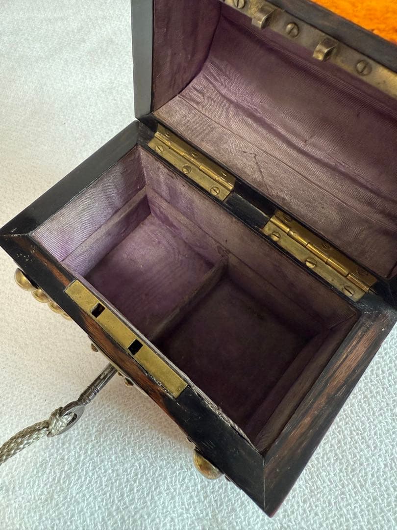 1850年代つけペンバコ、クリスタルインク瓶、螺鈿箱