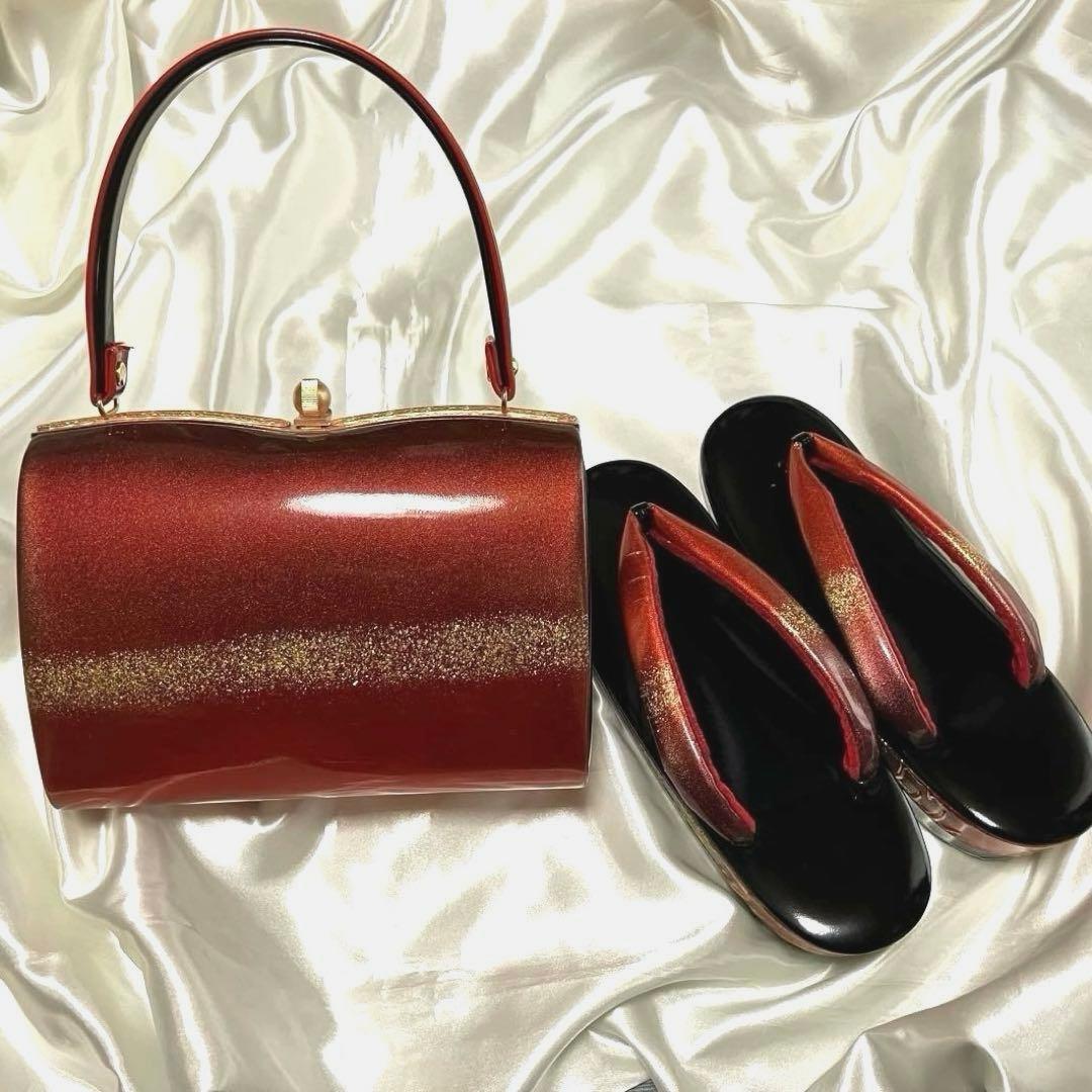 【株式会社なみき】和装用バッグと草履セット❤︎成人式　結婚式　箱入り