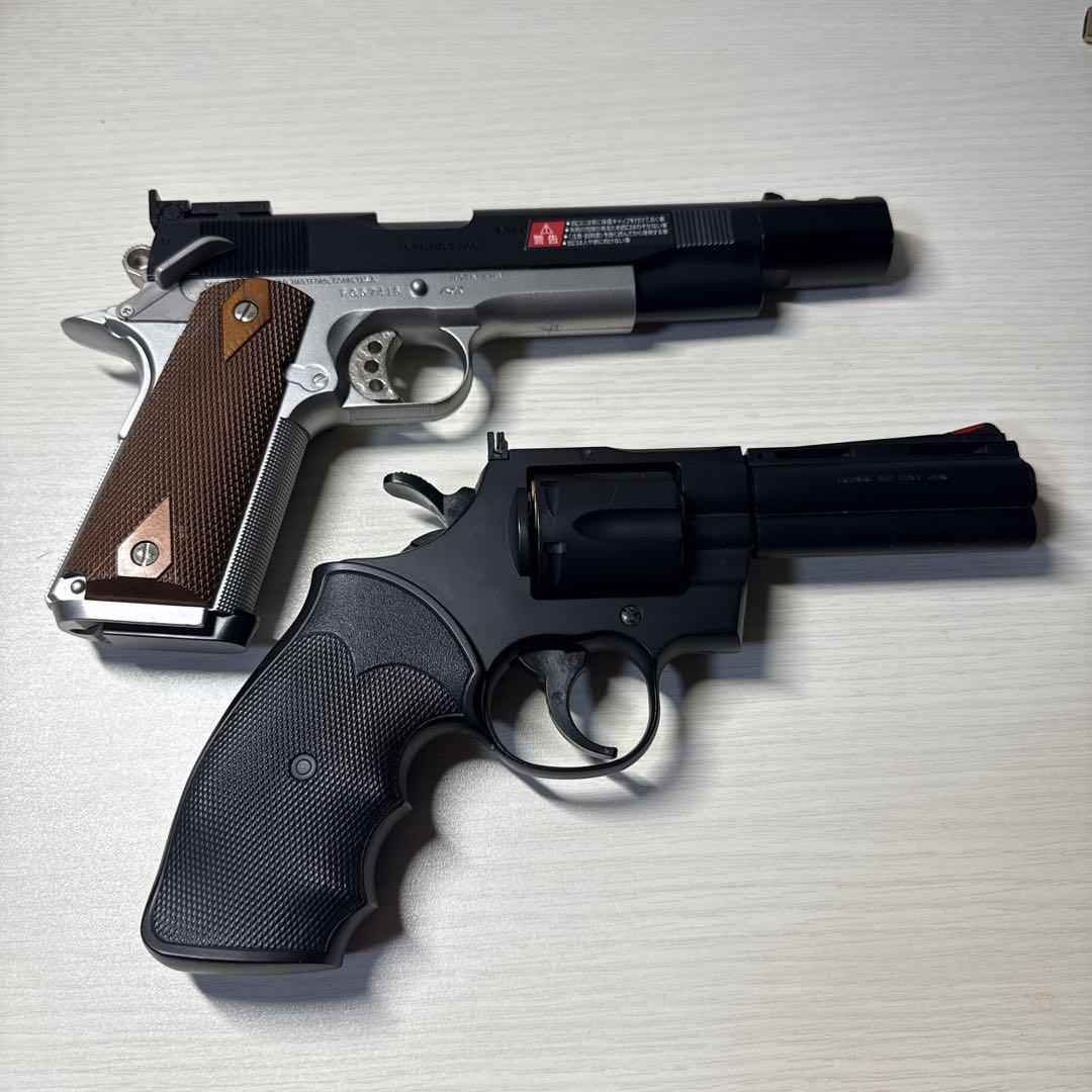 マルイ ウィルソン ガスガン　コルトパイソン　エアガン　2つセット