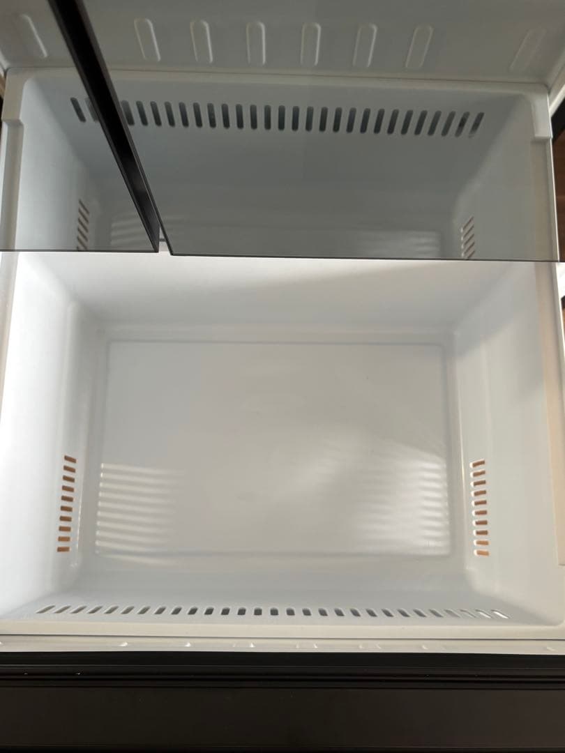 極美品 ツインバード 中身が見える冷蔵庫　フレンチドア 4ドア 冷凍冷蔵庫