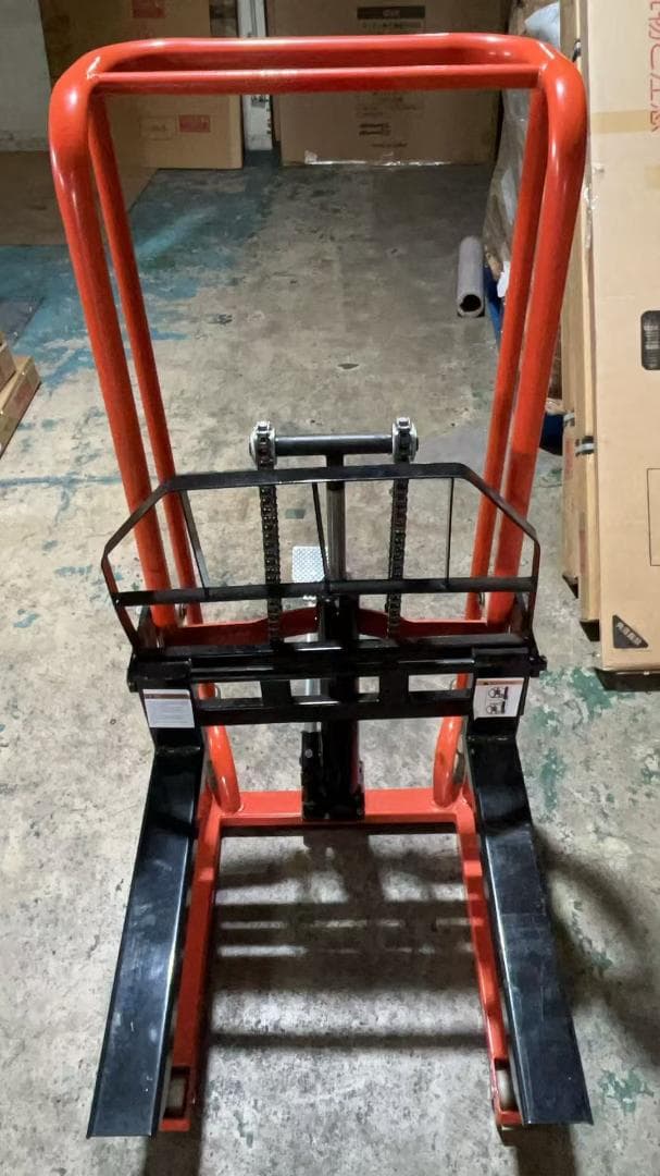 中古　ハンドフォークリフト 昇降 最高位90mm 200kg