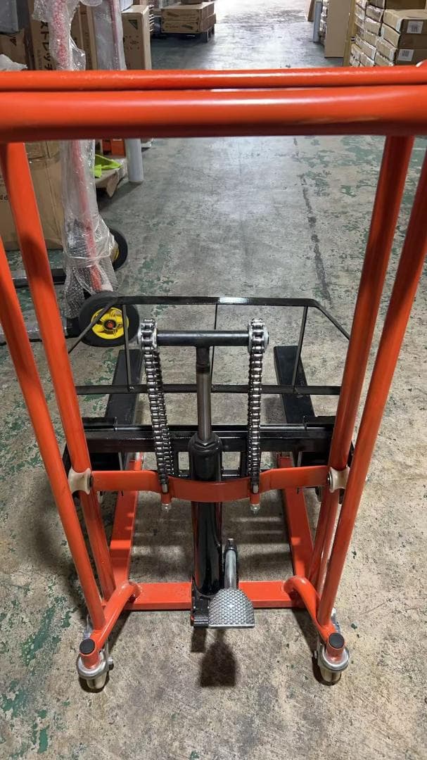 中古　ハンドフォークリフト 昇降 最高位90mm 200kg