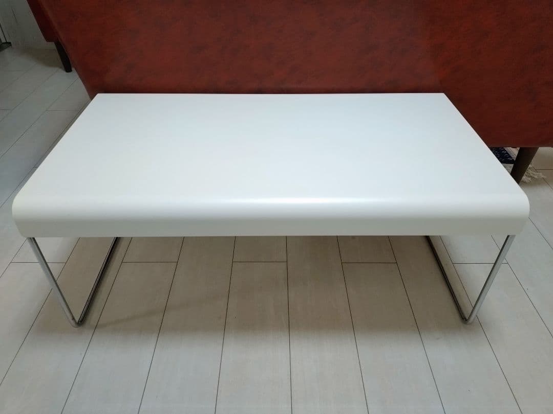 Cassina ホワイト　コーヒーテーブル　50✕90㌢　お値下げしました