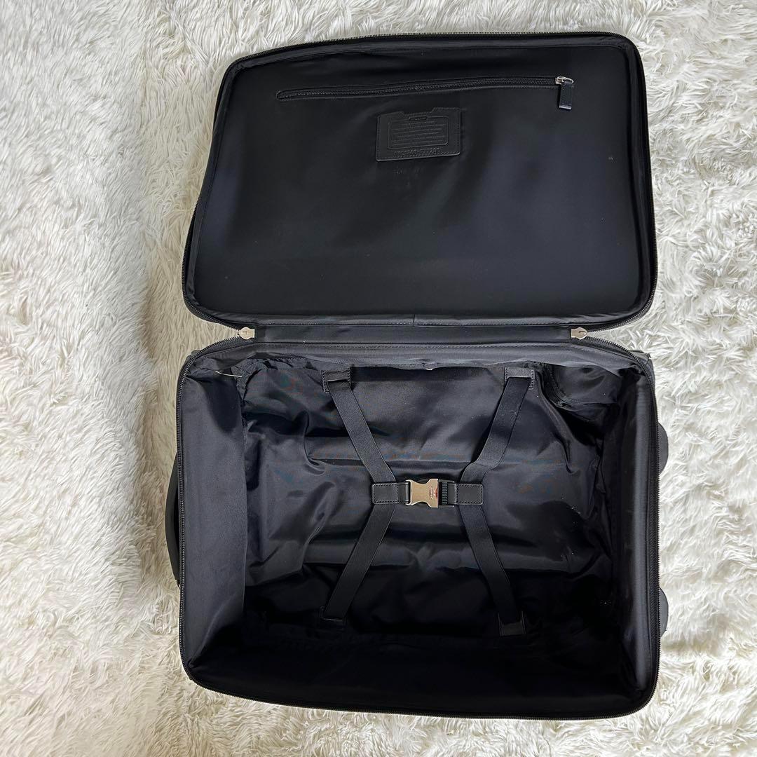 ⭐︎人気⭐︎COACH PVC シグネチャー スーツケース 2泊３日 ネイビー